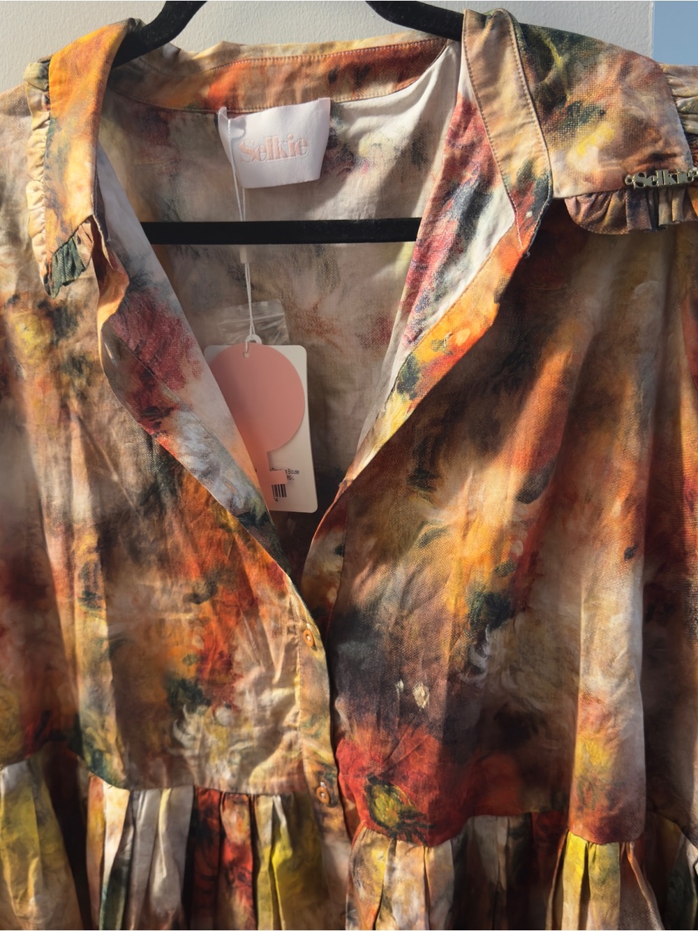 Selkie The impression flowers Blouse L nwt M XL XXL - Picture 2 of 2